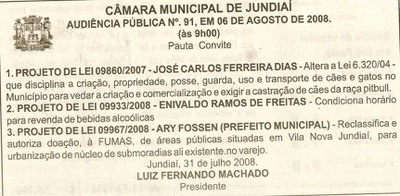 Bom Dia Jundiaí - 02/08/2008