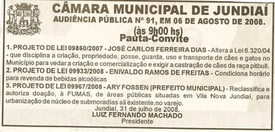 Jornal da Cidade - 02/08/2008