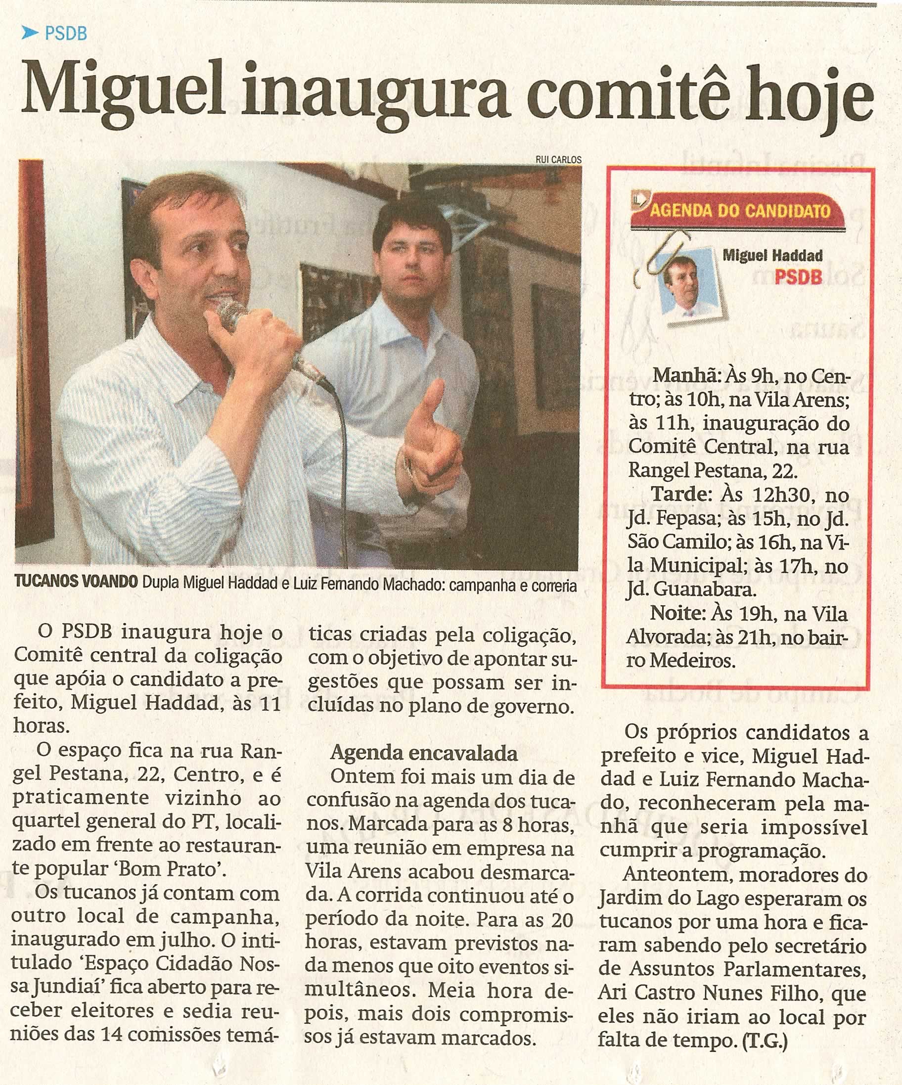 Jornal de Jundiaí - 02/08/2008