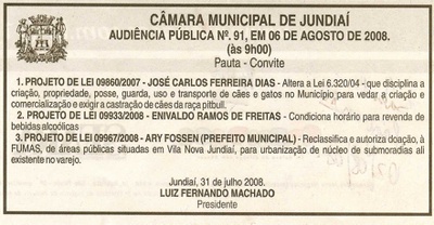 Jornal de Jundiaí - 02/08/2008