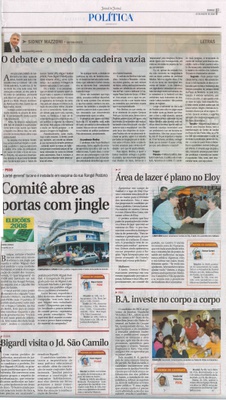 Jornal de Jundiaí - 03/08/2008