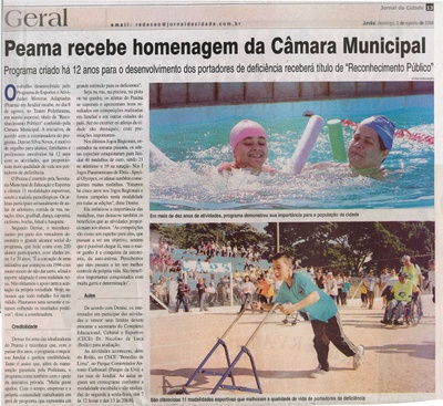 Jornal da Cidade - 03/08/2008