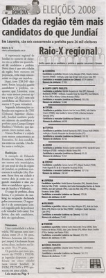 Bom Dia Jundiaí - 04/08/2008