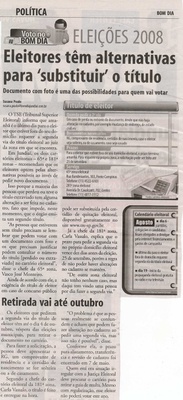 Bom Dia Jundiaí - 04/08/2008