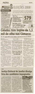 Bom Dia Jundiaí - 04/08/2008