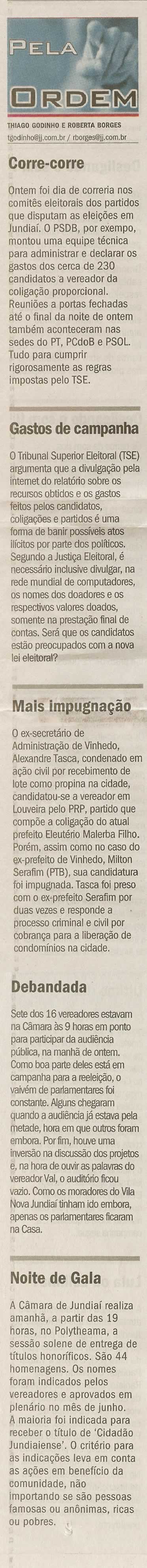 Jornal de Jundiaí - 07/08/2008