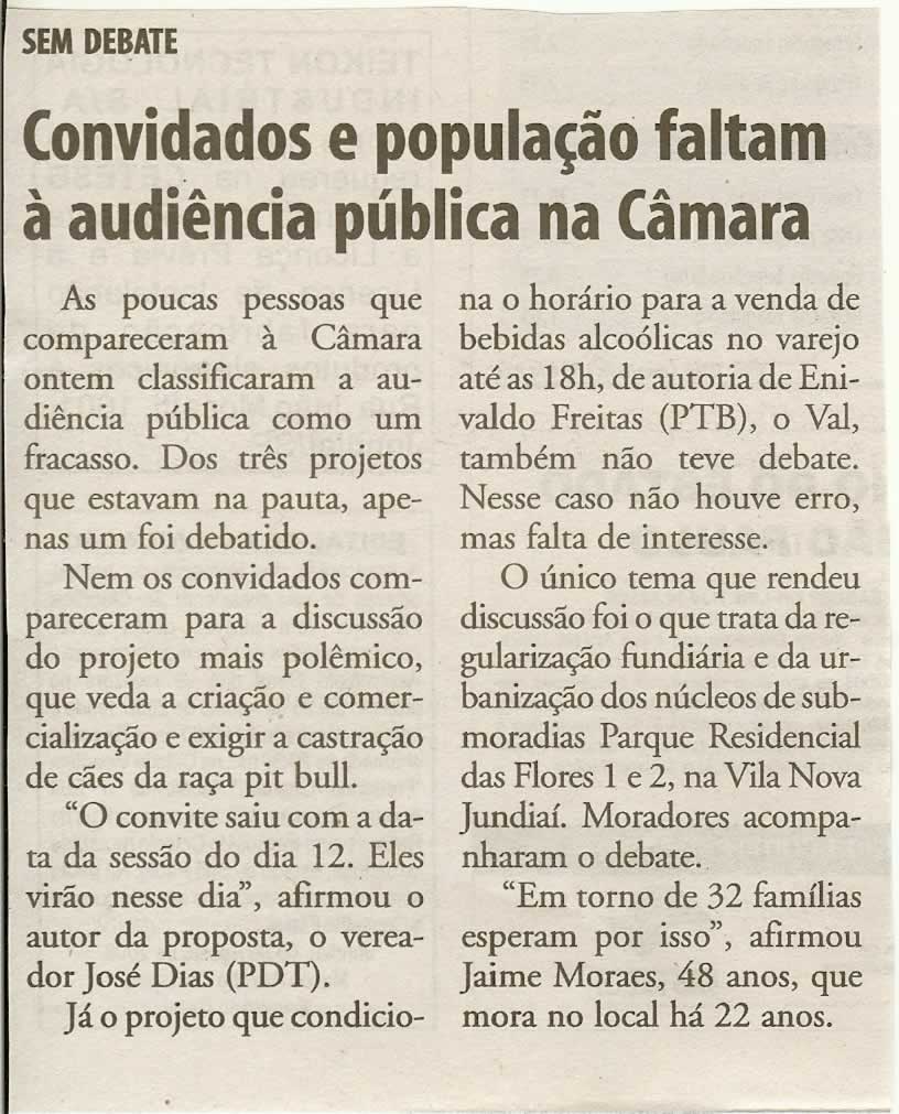 Bom Dia Jundiaí - 07/08/2008