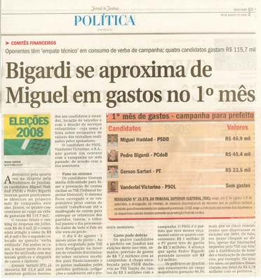 Jornal de Jundiaí - 08/08/2008
