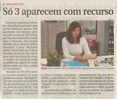Jornal de Jundiaí - 08/08/2008