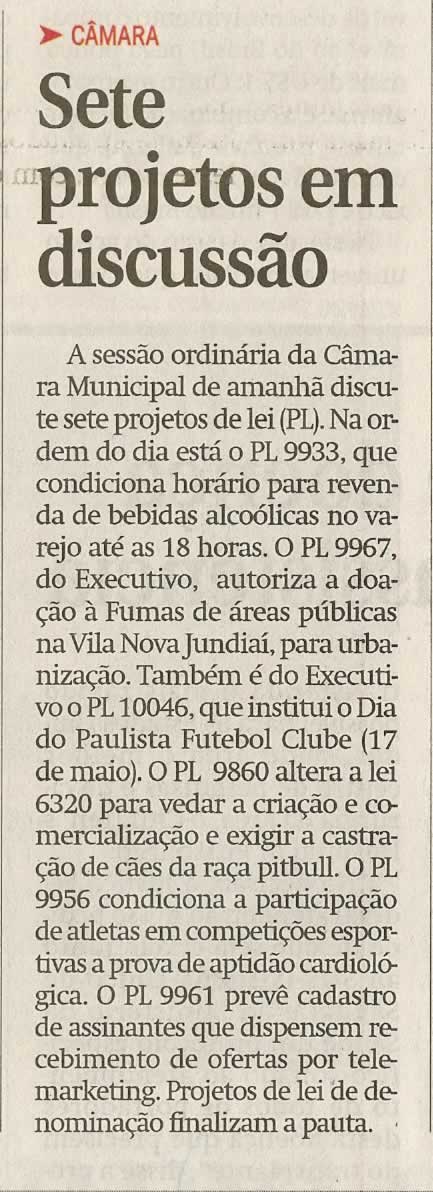 Jornal de Jundiaí - 11/08/2008