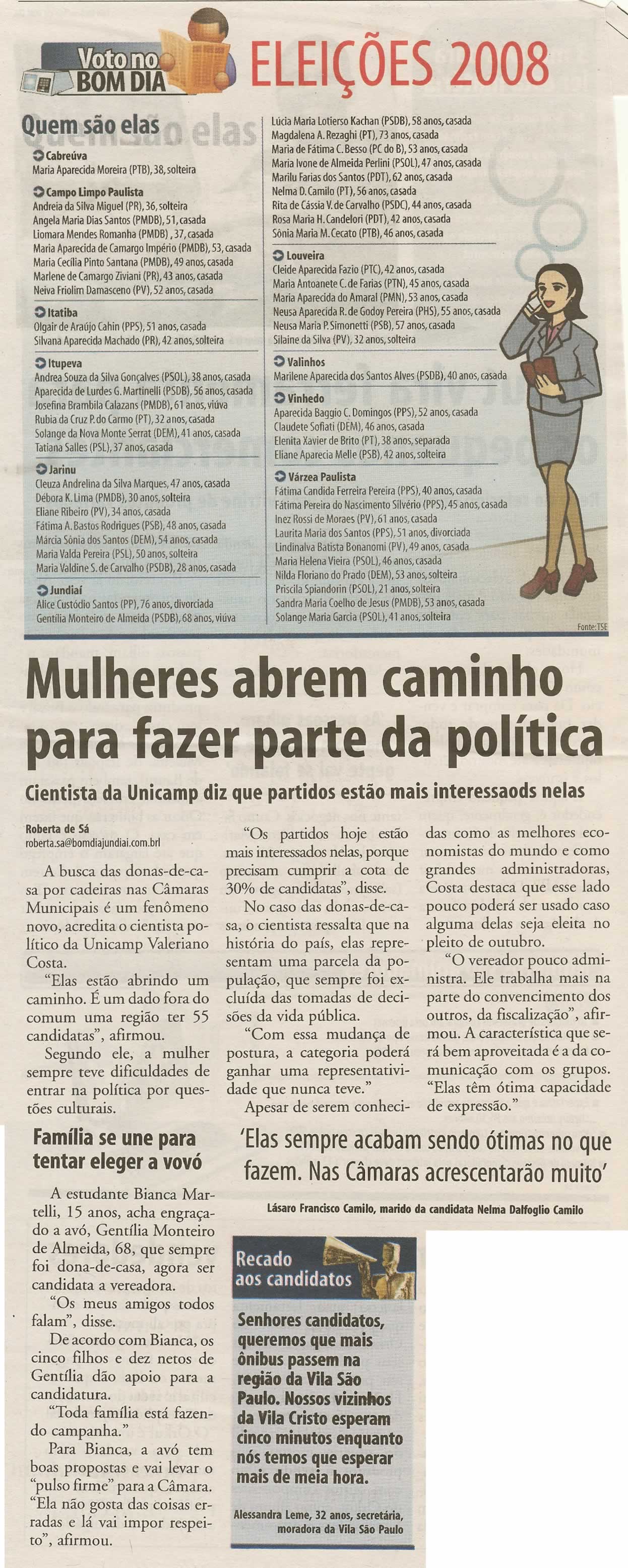 Bom Dia Jundiaí - 10/08/2008