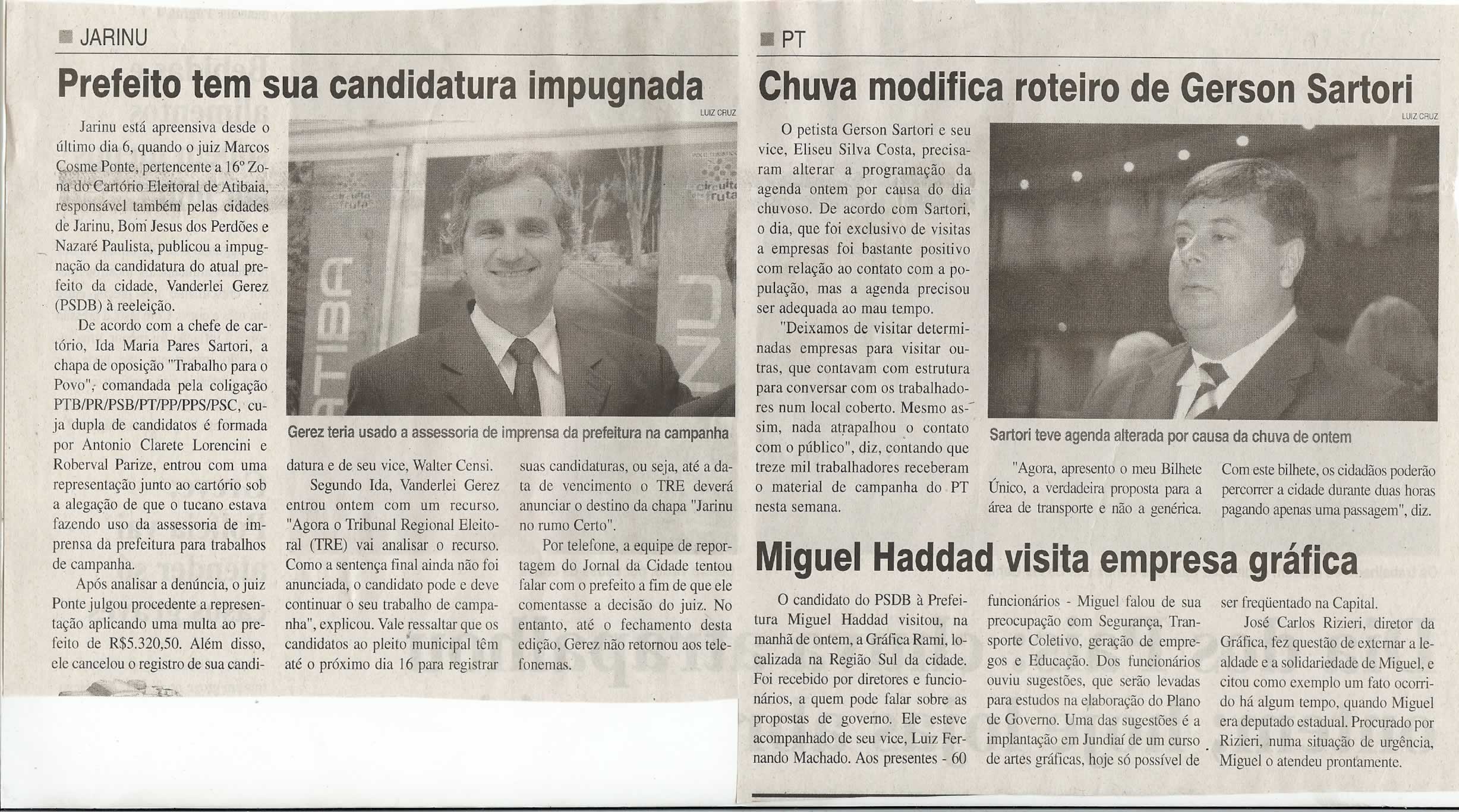 Jornal da Cidade - 09/08/2008