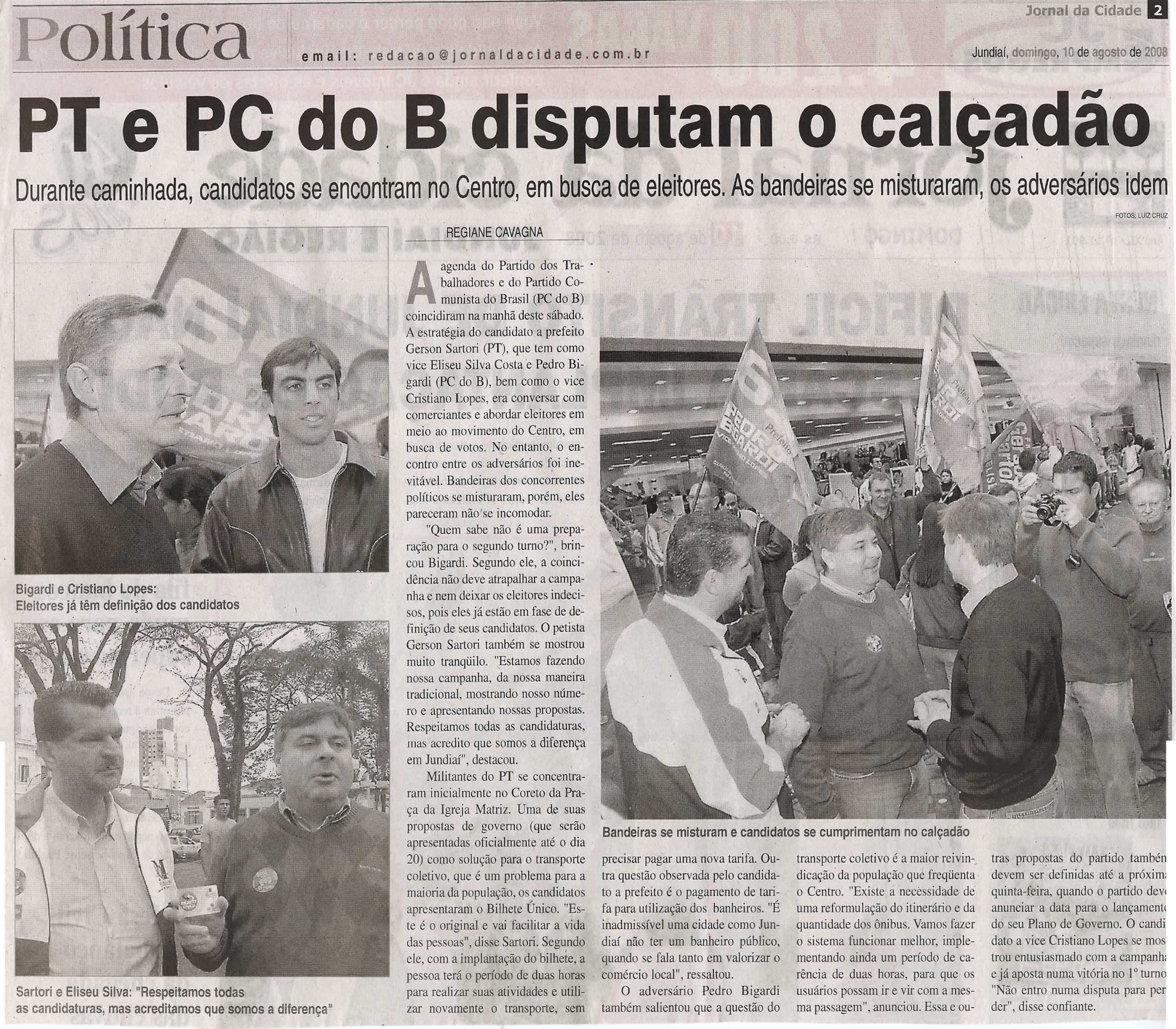 Jornal da Cidade - 10/08/2008