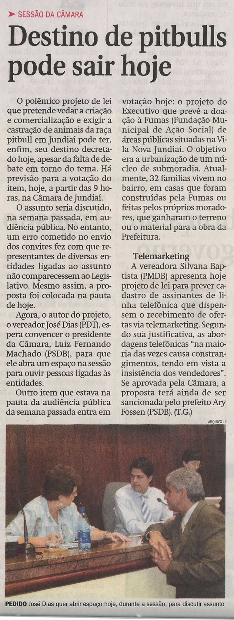 Jornal de Jundiaí - 12/08/2008