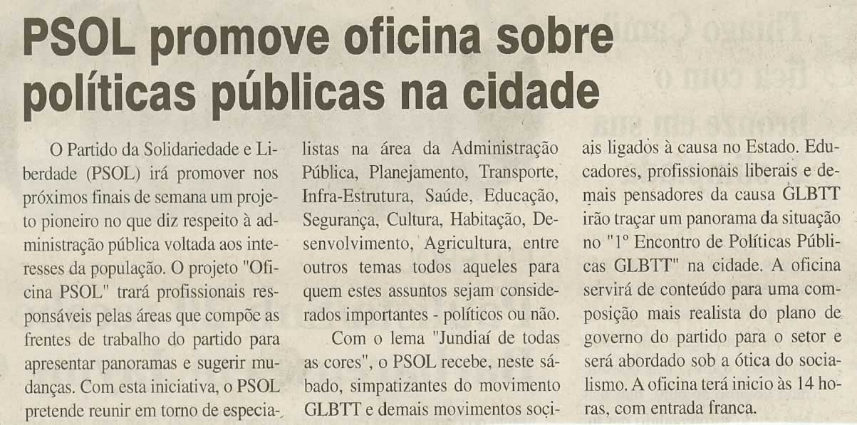 Jornal da Cidade - 13/08/2008