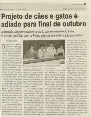 Jornal da Cidade - 13/08/2008