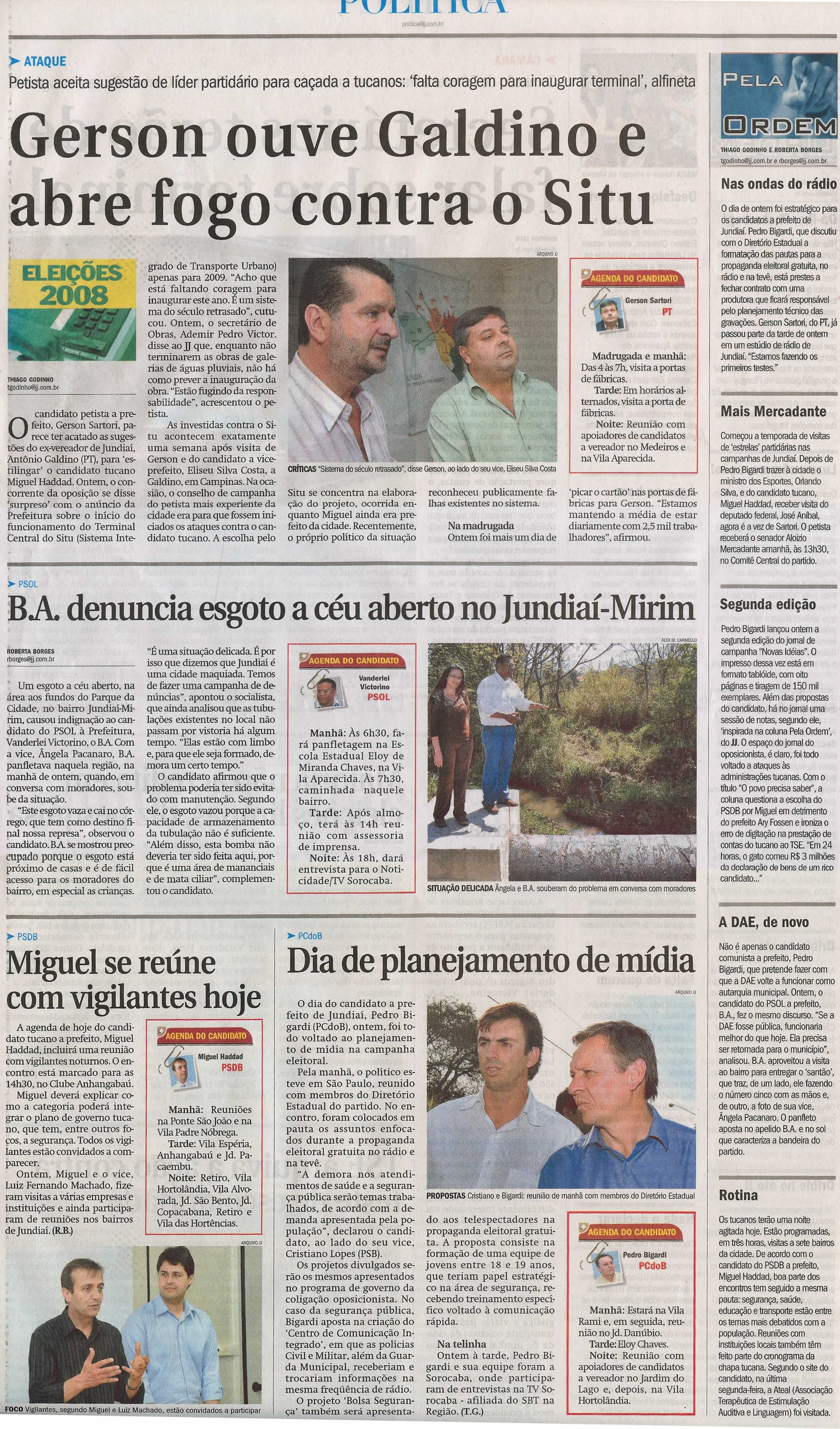 Jornal de Jundiaí - 13/08/2008