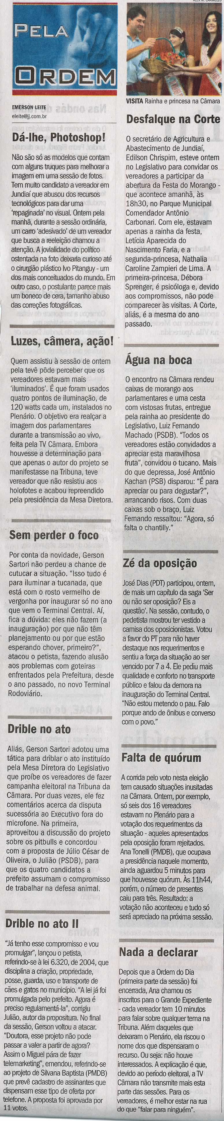 Jornal de Jundiaí - 13/08/2008