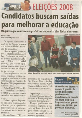 Bom Dia Jundiaí - 14/08/2008