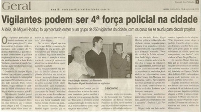 Jornal da Cidade - 14/08/2008