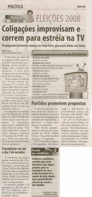 Bom Dia Jundiaí - 17/08/2008