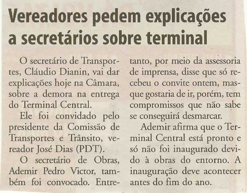 Bom Dia Jundiaí - 19/08/2008
