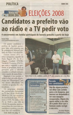 Bom Dia Jundiaí - 20/08/2008
