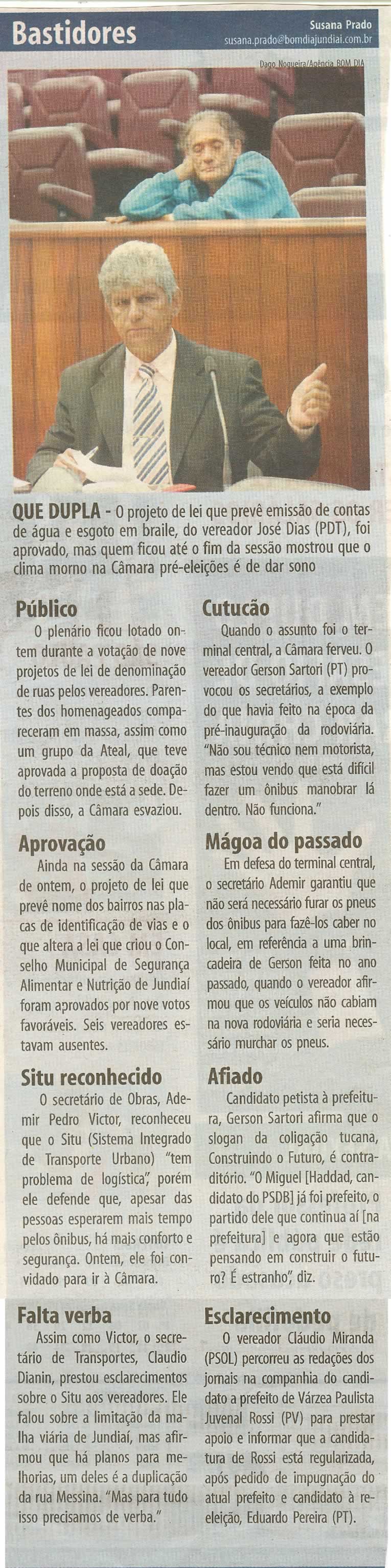 Bom Dia Jundiaí - 20/08/2008