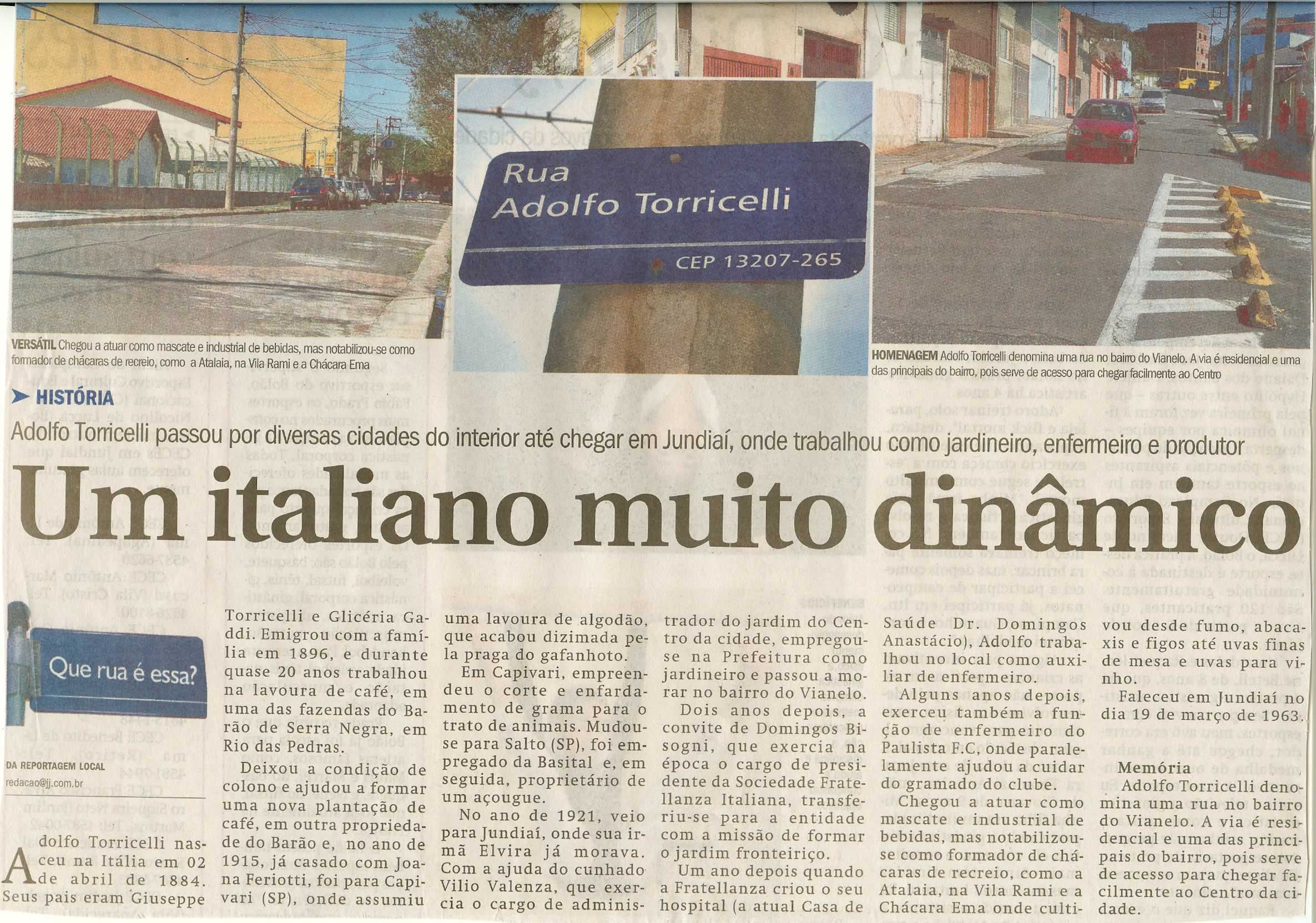 Jornal de Jundiaí - 17/08/2008