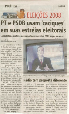 Bom Dia Jundiaí - 21/08/2008