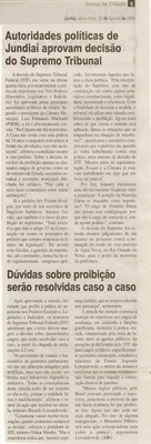 Jornal da Cidade - 22/08/2008