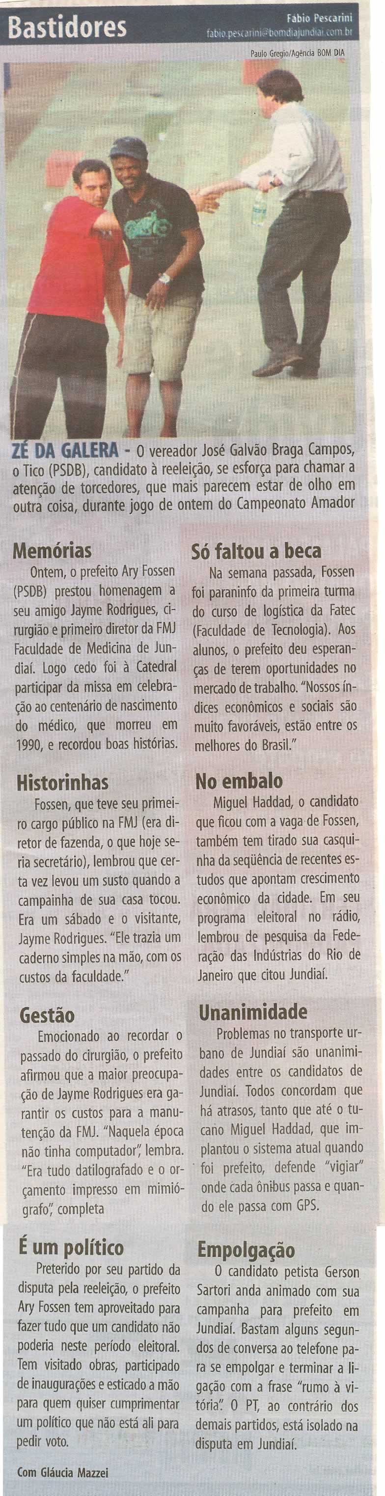 Bom Dia Jundiaí - 25/08/2008