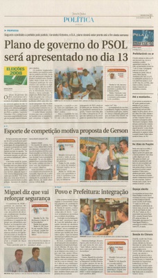 Jornal de Jundiaí - 25/08/2008