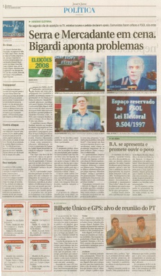 Jornal de Jundiaí - 23/08/2008