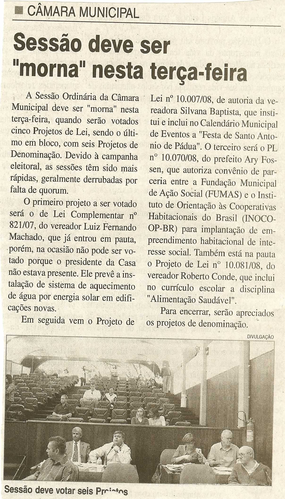 Jornal da Cidade - 26/08/2008
