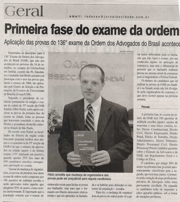 Jornal da Cidade - 26/08/2008