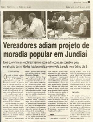 Jornal da Cidade - 27/08/2008