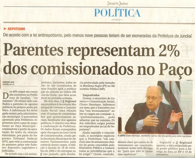 Jornal de Jundiaí - 29/08/2008