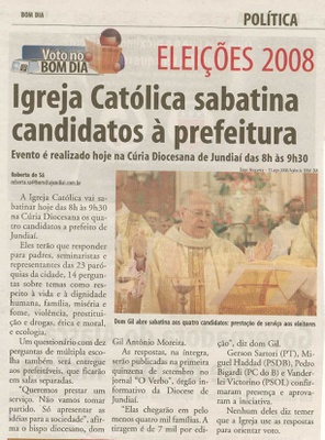 Bom Dia Jundiaí - 30/08/2008