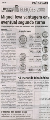 Bom Dia Jundiaí - 31/08/2008
