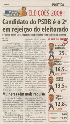 Bom Dia Jundiaí - 31/08/2008