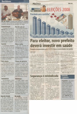 Bom Dia Jundiaí - 01/09/2008