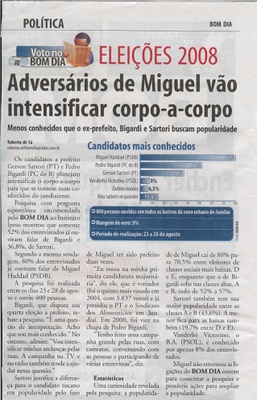 Bom Dia Jundiaí - 03/09/2008