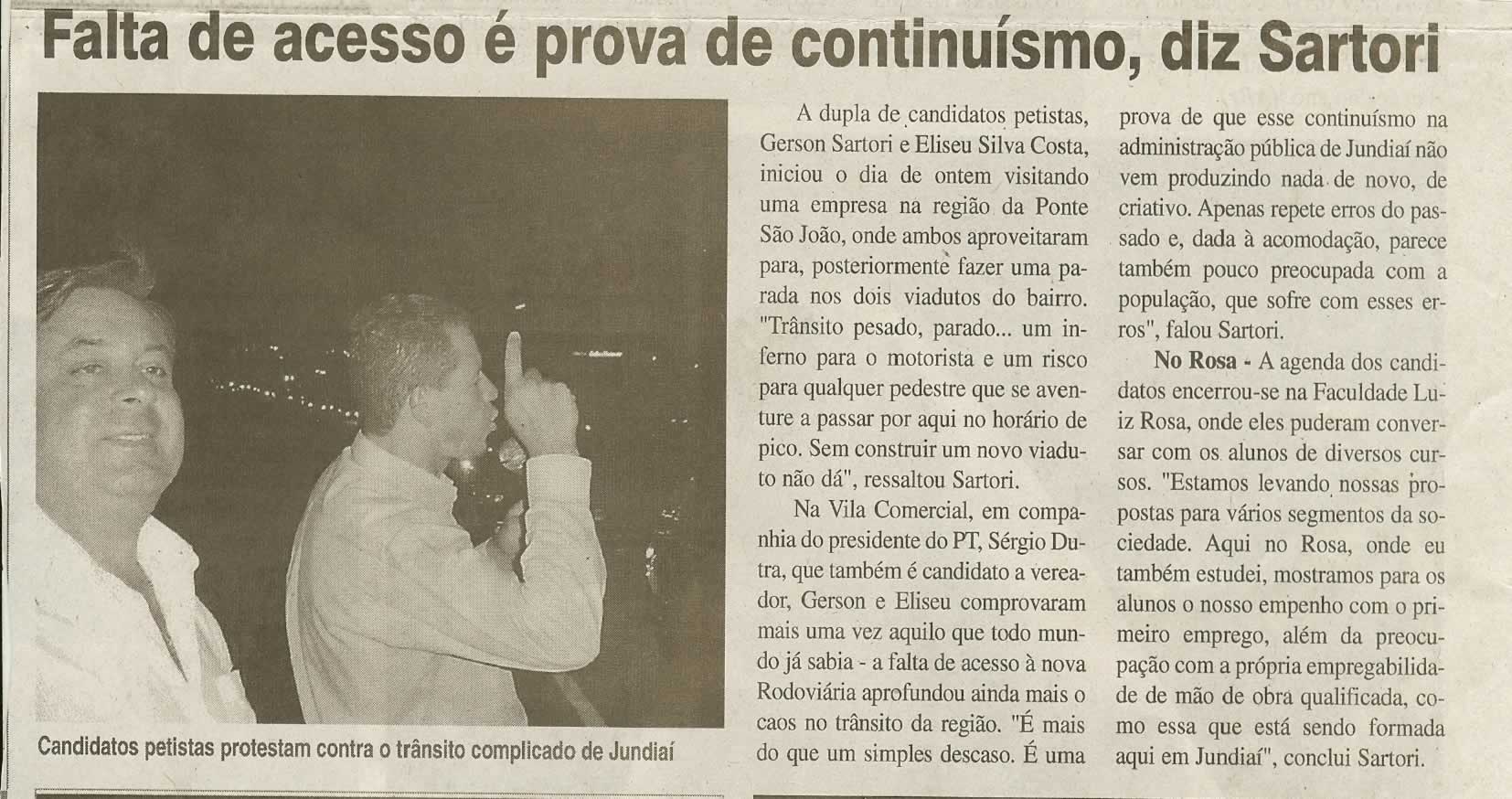 Jornal da Cidade - 04/09/2008