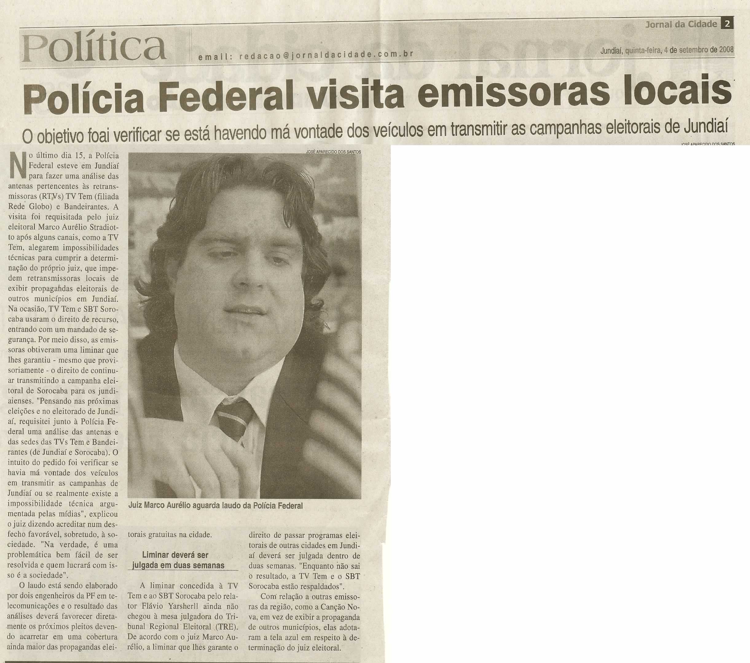 Jornal da Cidade - 04/09/2008