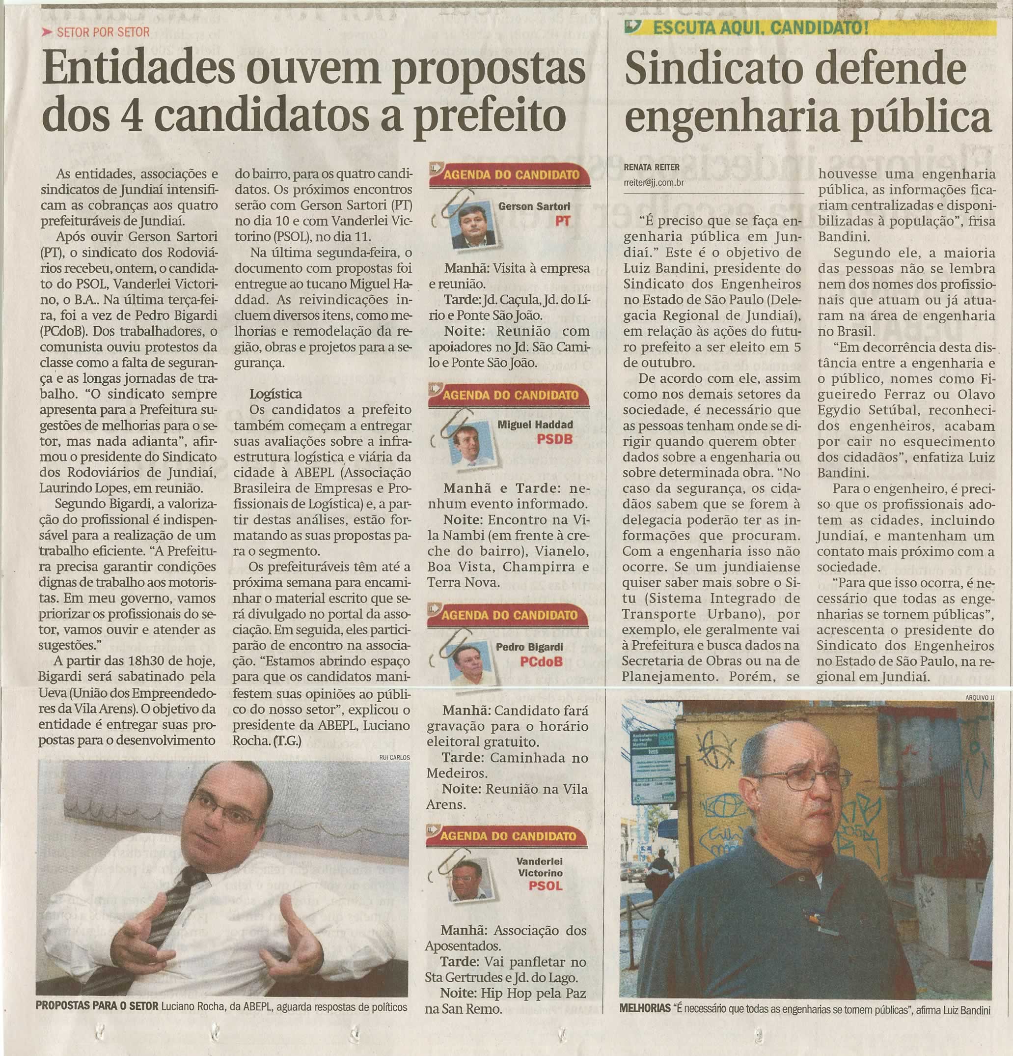 Jornal de Jundiaí - 05/09/2008