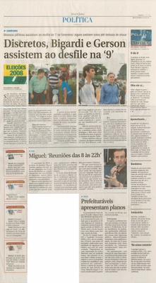 Jornal de Jundiaí - 08/09/2008
