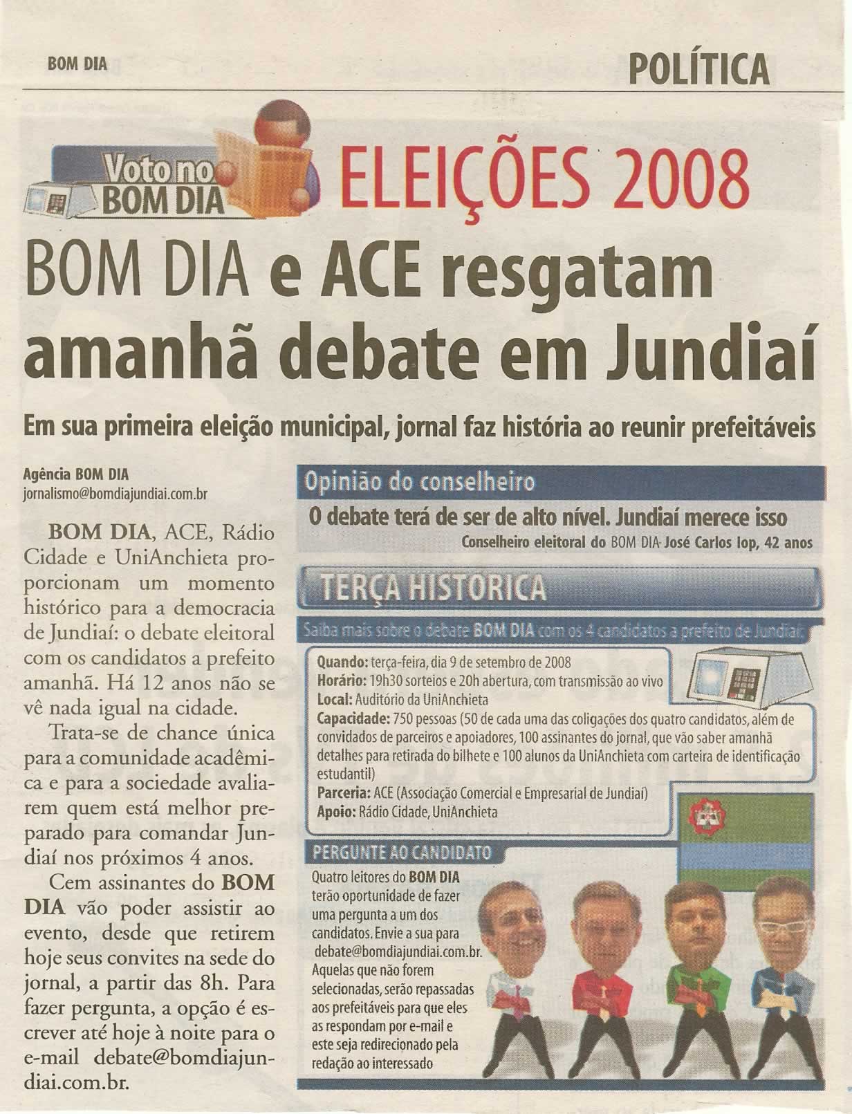 Bom Dia Jundiaí - 08/09/2008
