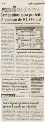 Bom Dia Jundiaí - 09/09/2008
