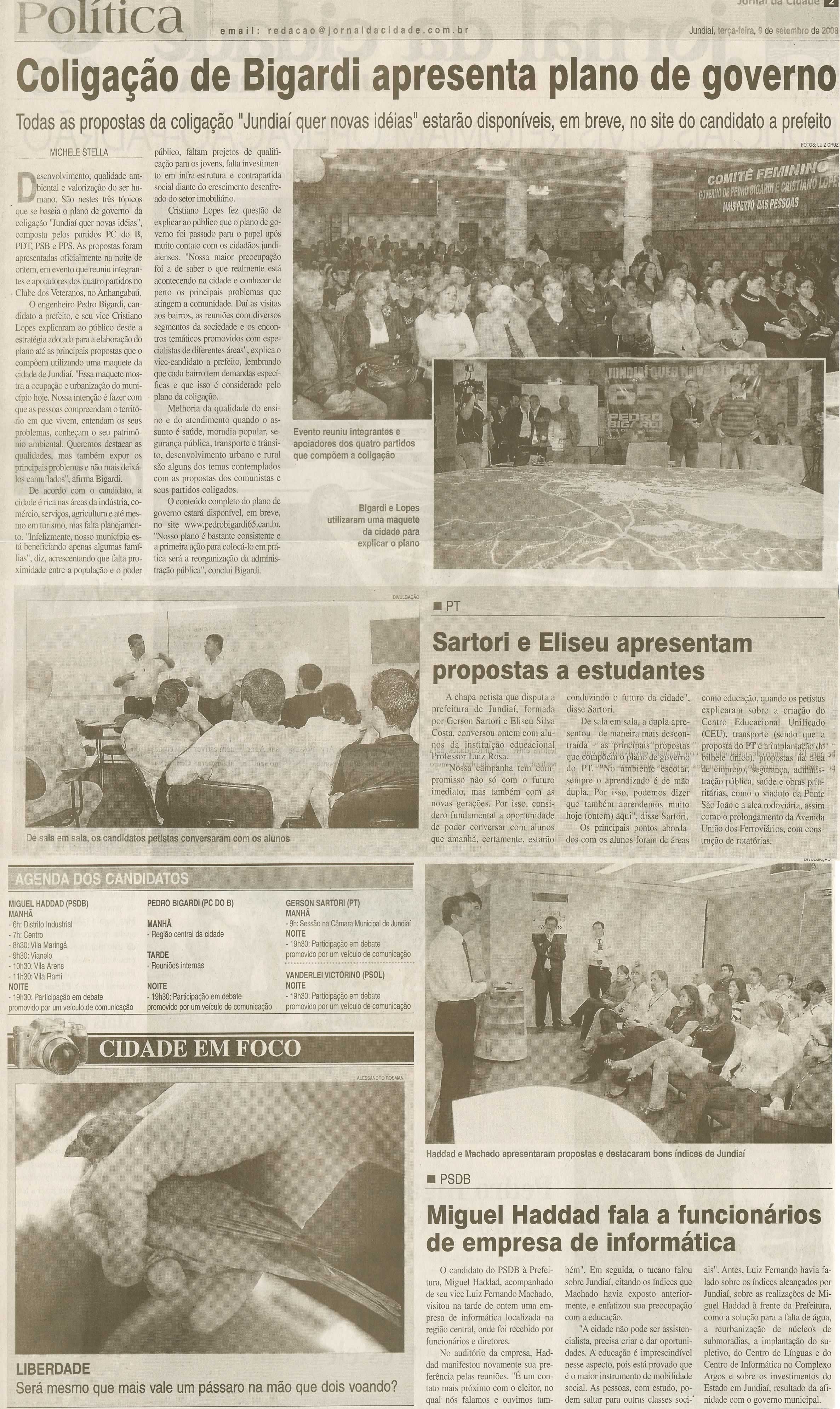 Jornal da Cidade - 09/09/2008